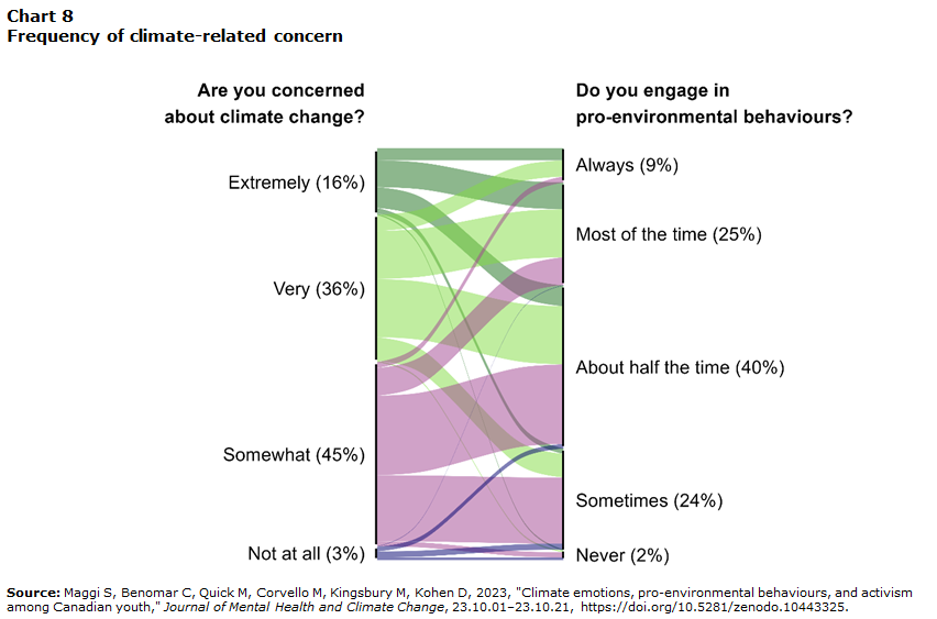 Chart 8 Frequency of climate-related concern