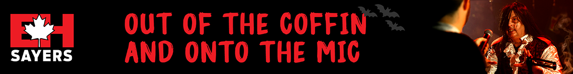 Eh Sayers Episode 36 - Out of the Coffin and Onto the Mic 